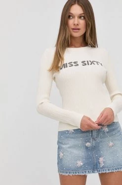 Γυναικεία Χωρίς φερμουάρ Πουλόβερ Miss Sixty χρώμα: μπεζ,