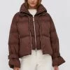 Γυναικεία Κοντά μπουφάν Μπουφάν με επένδυση από πούπουλα Miss Sixty χρώμα: καφέ -Miss Sixty Κατάστημα unnamed file 1291