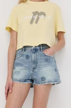 Γυναικεία Σορτς Τζιν σορτς Miss Sixty χρώμα: μοβ,