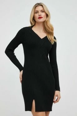 Γυναικεία Φορέματα Φόρεμα από μείγμα μαλλιού Miss Sixty μαύρο,