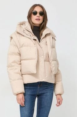 Γυναικεία Κοντά μπουφάν Μπουφάν με επένδυση από πούπουλα Miss Sixty μπεζ,