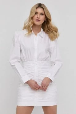 Γυναικεία Φορέματα Βαμβακερό φόρεμα Miss Sixty άσπρο,