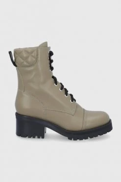 Γυναικεία Μποτάκια Δερμάτινες μπότες Miss Sixty χρώμα: πράσινο