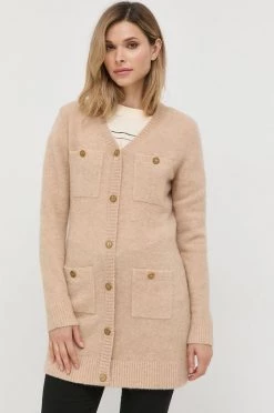 Γυναικεία Με φερμουάρ Μάλλινη ζακέτα Miss Sixty μπεζ
