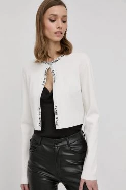 Γυναικεία Με φερμουάρ Πλεκτή ζακέτα Miss Sixty χρώμα: άσπρο