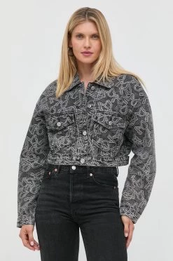 Γυναικεία Κοντά μπουφάν Μπουφάν Miss Sixty γκρι,